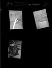 Fire photos; Fat stock show (3 Negatives) (April 9, 1956) [Sleeve 8, Folder b, Box 10]